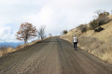 Оля идёт в гору