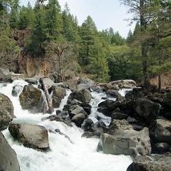 Rogue River and waterfalls
