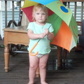 Марго с зонтом / Margo with umbrella